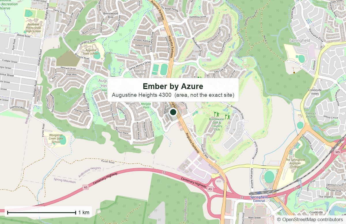 Location: Ember, 7001 Augusta Parkway, Augustine Heights | OpenStreetMap base map, © OpenStreetMap contributors