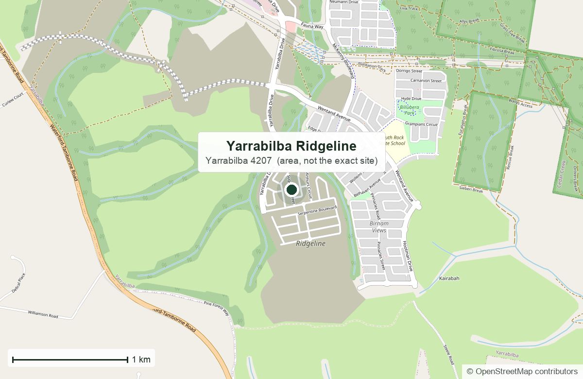 Location: Yarrabilba Ridgeline, 14 Sugarloaf Street, Yarrabilba | OpenStreetMap base map, © OpenStreetMap contributors
