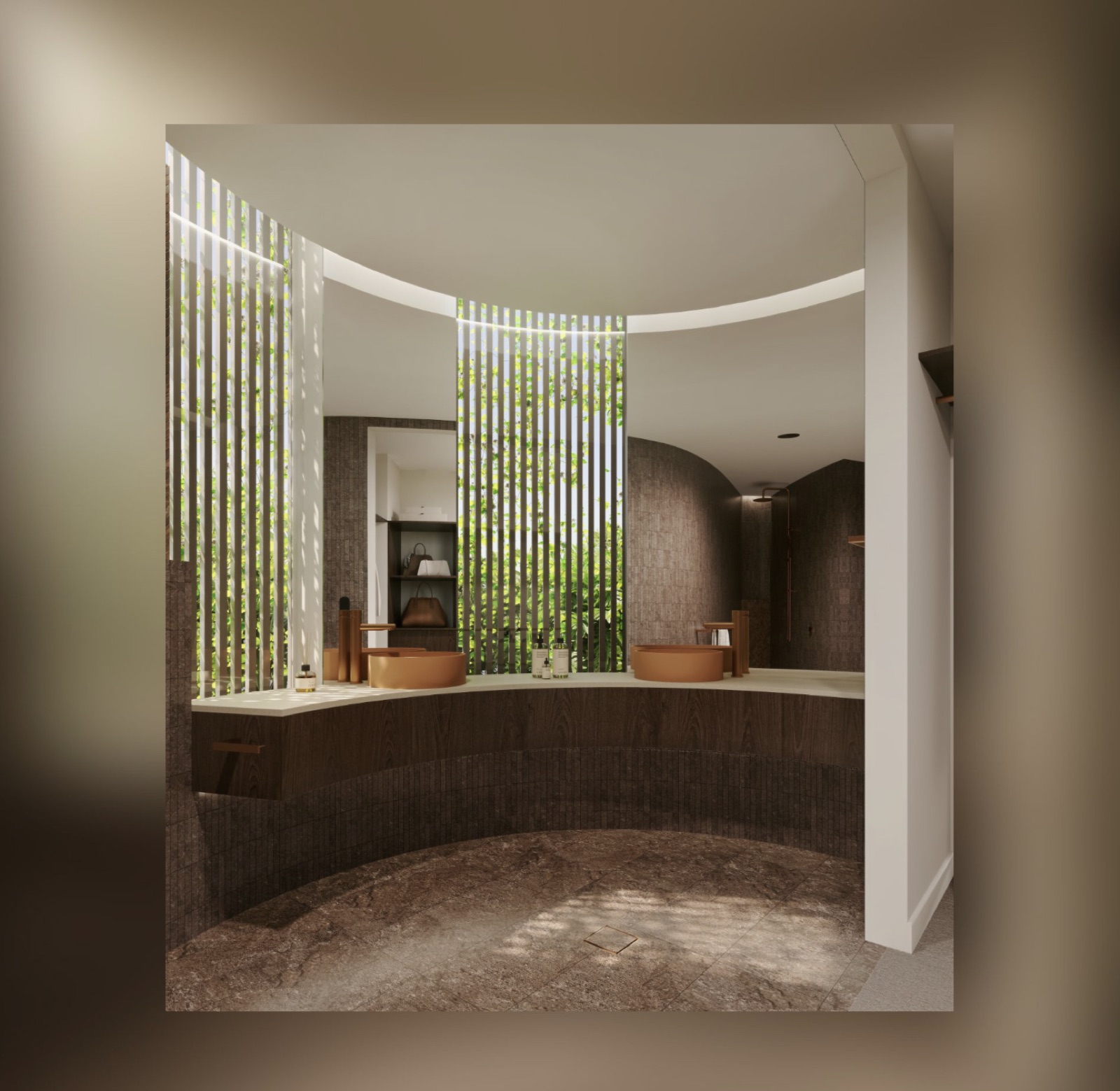 The main bathroom