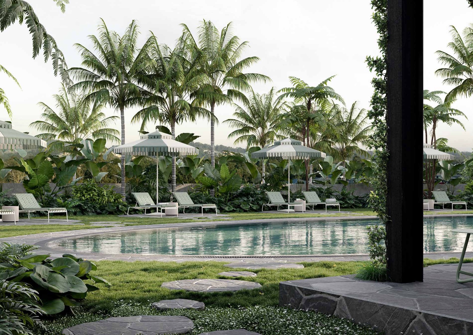 Landscaped gardens
