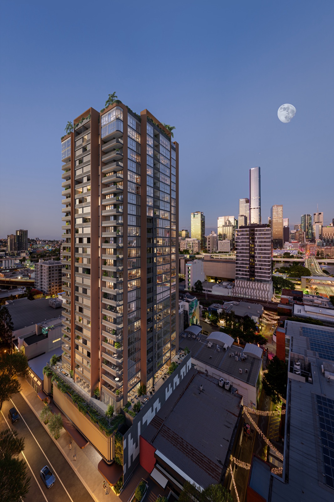 The Marigold at dusk — artist's impression
