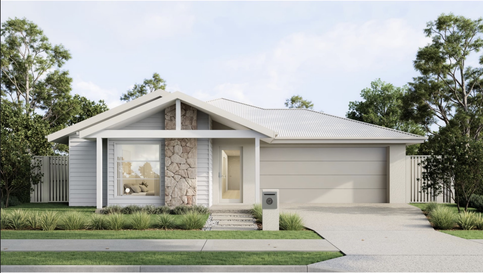 A single-storey four-bedroom at Carvers Reach — artist's impression